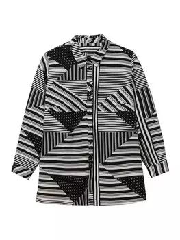 Рубашка SHEEGO Blouse, черный