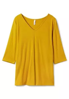 Рубашка Sheego, горчица