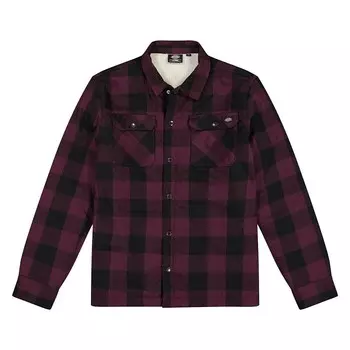Рубашка Sherpa Sacramento на подкладке Dickies, темно-красный