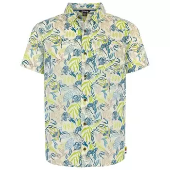Рубашка Sherpa Tiger Leaf S/S Shirt, цвет Neelo Blue
