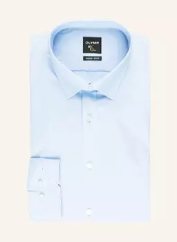 Рубашка № шесть супертонкая Olymp, голубой