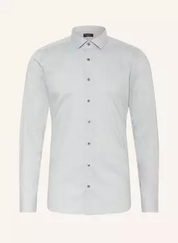 Рубашка № шесть супертонких моделей OLYMP, цвет HELLGRN/WEISS