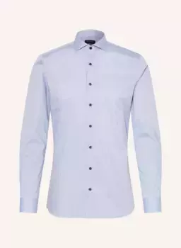 Рубашка № шесть супертонких Olymp, синий