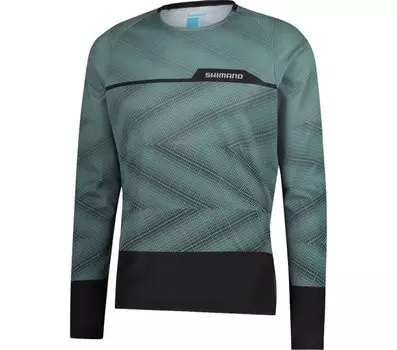 Рубашка SHIMANO Long Sleeve Jersey MYOKO L.S., зеленый