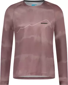 Рубашка SHIMANO Long Sleeves JerseySENTIERO, коричневый