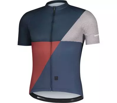 Рубашка SHIMANO Short Sleeve Jersey IRODORI, индиго