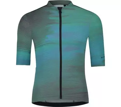 Рубашка SHIMANO Short Sleeves Jersey S PHYRE FLASH S24, зеленый
