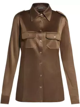 Рубашка Shimmey TOM FORD, коричневый