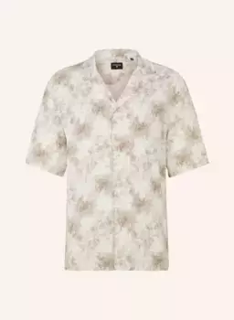 Рубашка shirt cliro, бело-коричневая с узором Strellson, белый