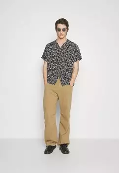 Рубашка SHIRT FACES UNISEX Kaotiko, черный/слоновая кость