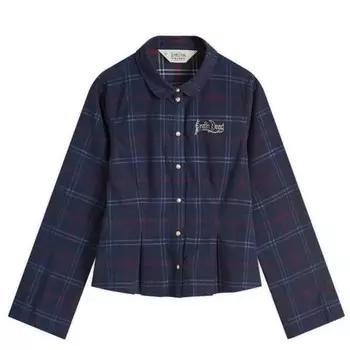 Рубашка школы Меса Brain Dead, синий