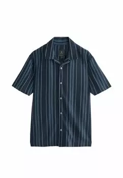 Рубашка SHORT-REGULAR FIT Next, темно-синий