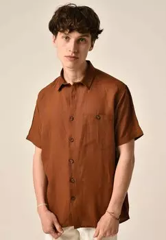 Рубашка Short Sleeve Antioch, коричневая