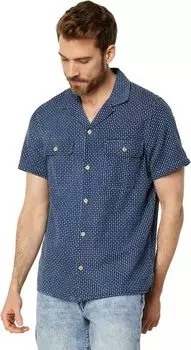 Рубашка Short Sleeve Auto Body Shirt Lucky Brand, цвет Indigo Dobby