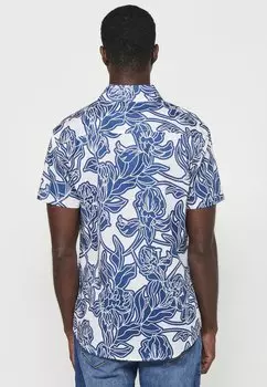 Рубашка Short Sleeve Koroshi, лазурно-синяя