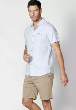 Рубашка Short Sleeve Koroshi, лазурно-синяя