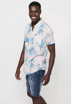 Рубашка Short Sleeve Koroshi, розовая пастель пастельно-розовая