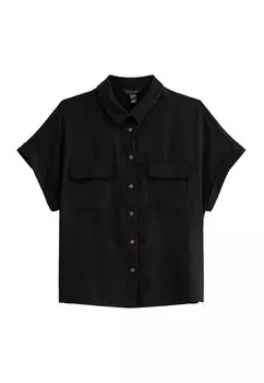 Рубашка Short Sleeve New Look, черная