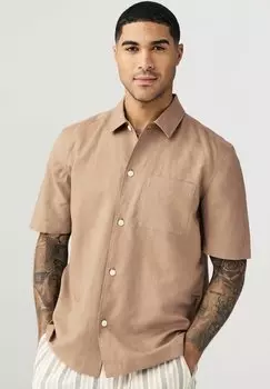 Рубашка SHORT SLEEVE Next, бежевый