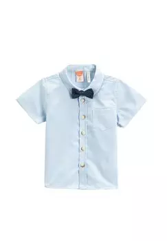 Рубашка SHORT SLEEVE ONE POCKET Koton, цвет blue