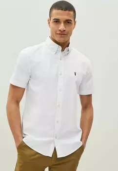 Рубашка Short Sleeve Oxford With Stag Next, белый