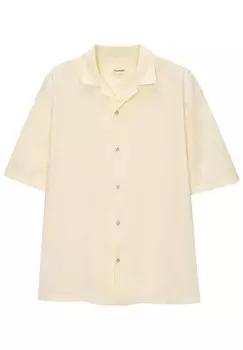 Рубашка Short Sleeve PULL&BEAR, желтая