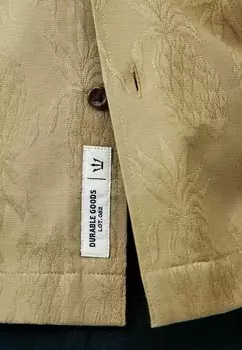 Рубашка Short Sleeve Regular Fit Next, бежевый