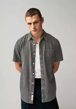 Рубашка Short Sleeve Regular Fit Next, серая