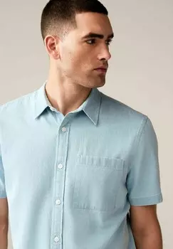 Рубашка SHORT SLEEVE REGULAR FIT Next, синий