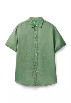 Рубашка SHORT SLEEVE United Colors of Benetton, зеленый