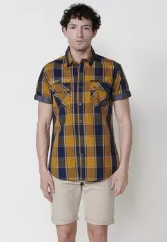 Рубашка SHORT-SLEEVED Koroshi, охра