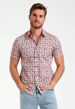 Рубашка SHORT SLEEVED PRINTED Gabbiano, коралловый