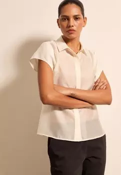 Рубашка SHORT SLEEVED Stefanel, белый