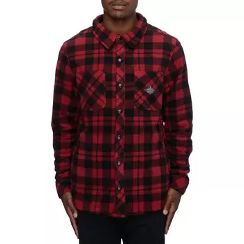 Рубашка Sierra Fleece 686, красный/черный