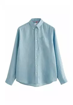 Рубашка SIGNATURE LONG SLEEVE COLLAR Next, синий