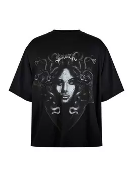 Рубашка SikSilk Medusa, черный