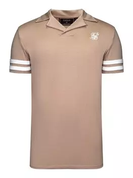 Рубашка SikSilk Revere, бежевый