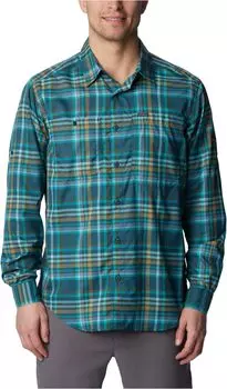 Рубашка Silver Ridge Utility Lite Plaid Long Sleeve Columbia, цвет Night Wave Dispearsed Plaid