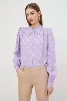 Рубашка Silvian Heach, фиолетовый