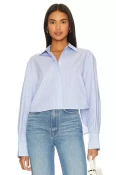 Рубашка SIMKHAI Renata Cropped Button Down, цвет Stripe