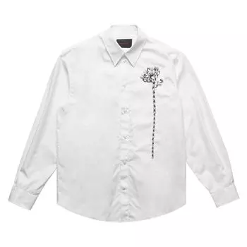 Рубашка Simone Rocha Carnation Classic Shirt 'White', белый