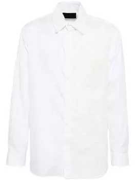 Рубашка Simone Rocha с кружевными вставками, белый