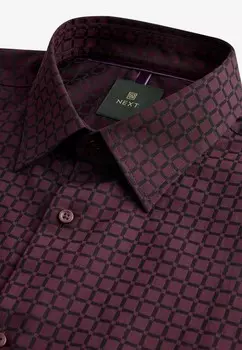 Рубашка SINGLE CUFF REGULAR FIT Next, темно-красный