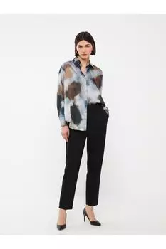 Рубашка - Синяя - Oversize LC Waikiki, синий