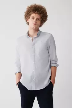 Рубашка – синяя – стандартного кроя Avva, синий