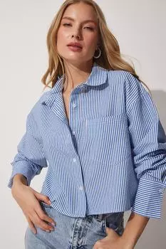 Рубашка – синяя – стандартного кроя Happiness stanbul, синий