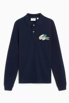 Рубашка – синяя – стандартного кроя Lacoste, синий