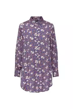 Рубашка – синяя – стандартного кроя PIECES, синий