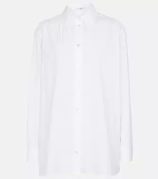 Рубашка Sisilia из хлопка THE ROW, белый