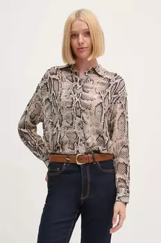 Рубашка Sisley, бежевый